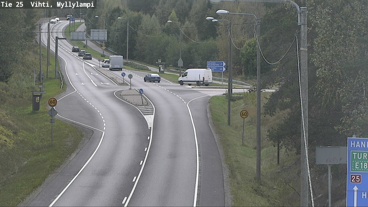 Kelikamerat Kuva Tie 25 Lohja Myllylampi, Lohja, Uusimaa