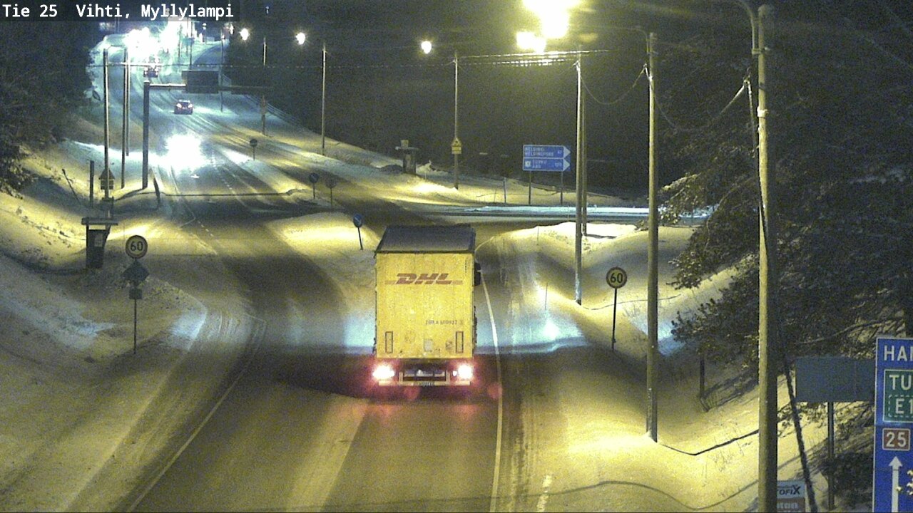 Weather Camera Image Road 25 Lohja Myllylampi, Lohja, Uusimaa