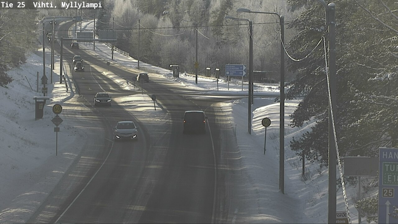 Weather Camera Image Road 25 Lohja Myllylampi, Lohja, Uusimaa