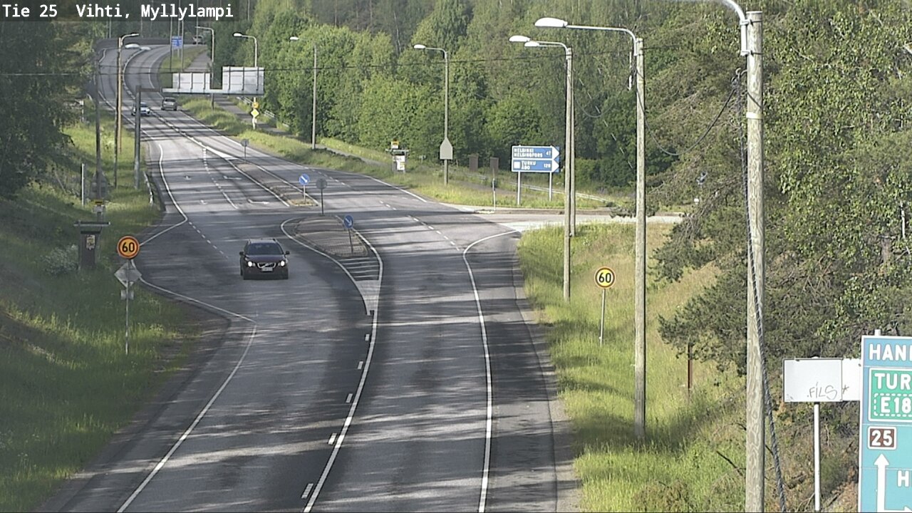 Kelikamerat Kuva Tie 25 Lohja Myllylampi, Lohja, Uusimaa