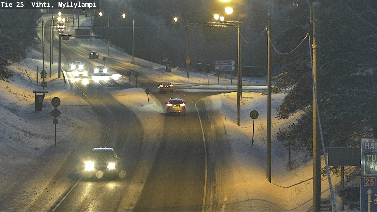 Weather Camera Image Road 25 Lohja Myllylampi, Lohja, Uusimaa