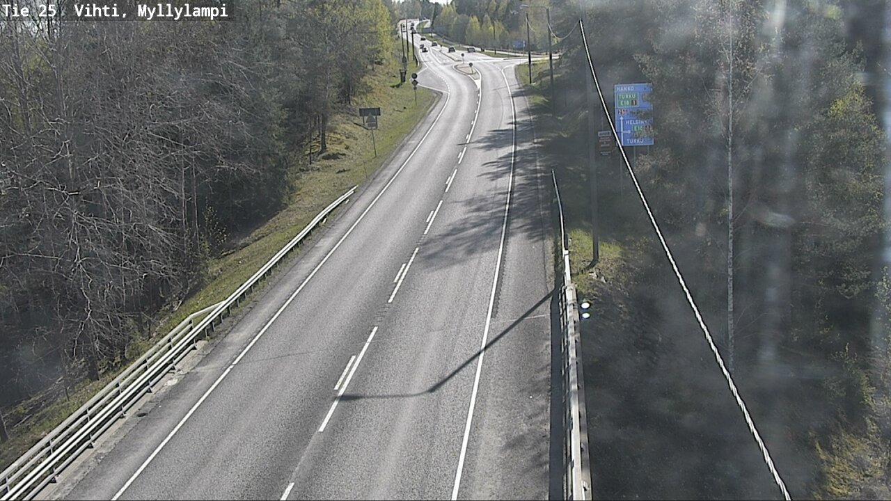 Weather Camera Image Road 25 Lohja Myllylampi, Lohja, Uusimaa