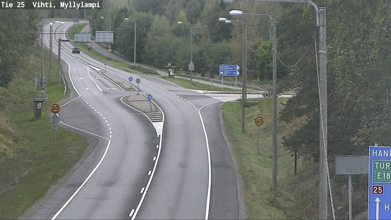 Kelikamerat Kuva Tie 25 Lohja Myllylampi, Lohja, Uusimaa