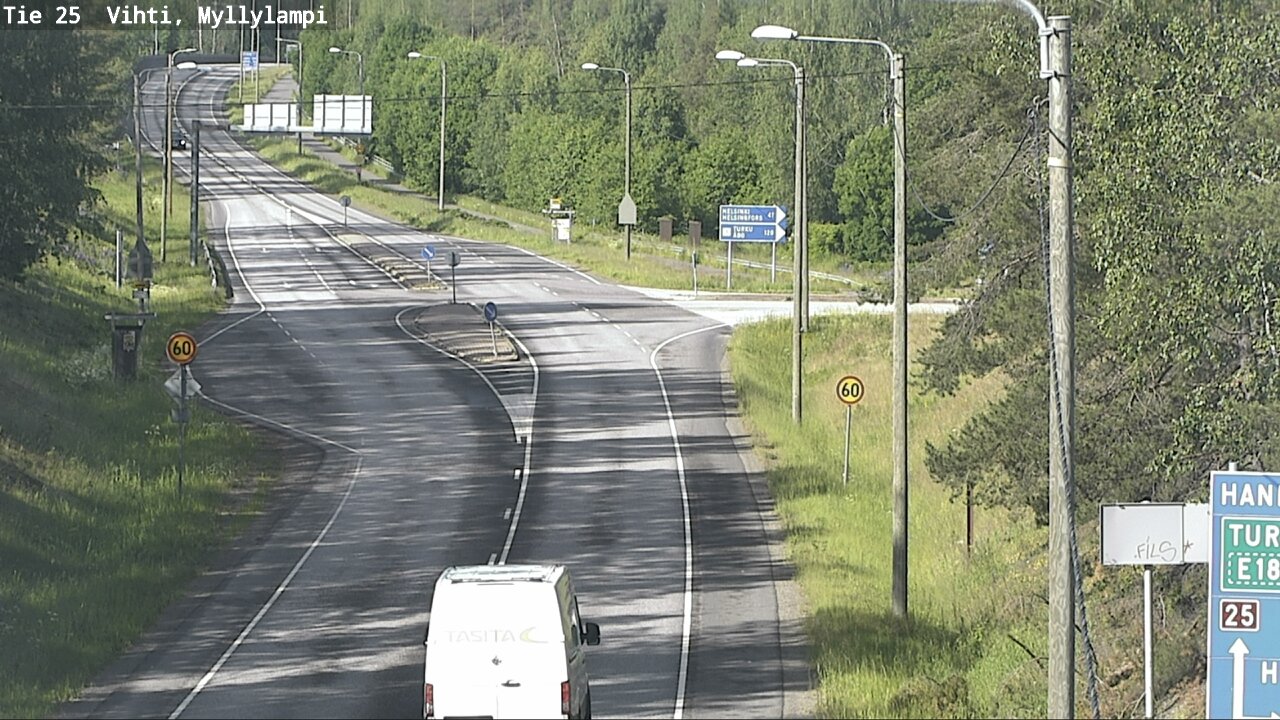 Kelikamerat Kuva Tie 25 Lohja Myllylampi, Lohja, Uusimaa
