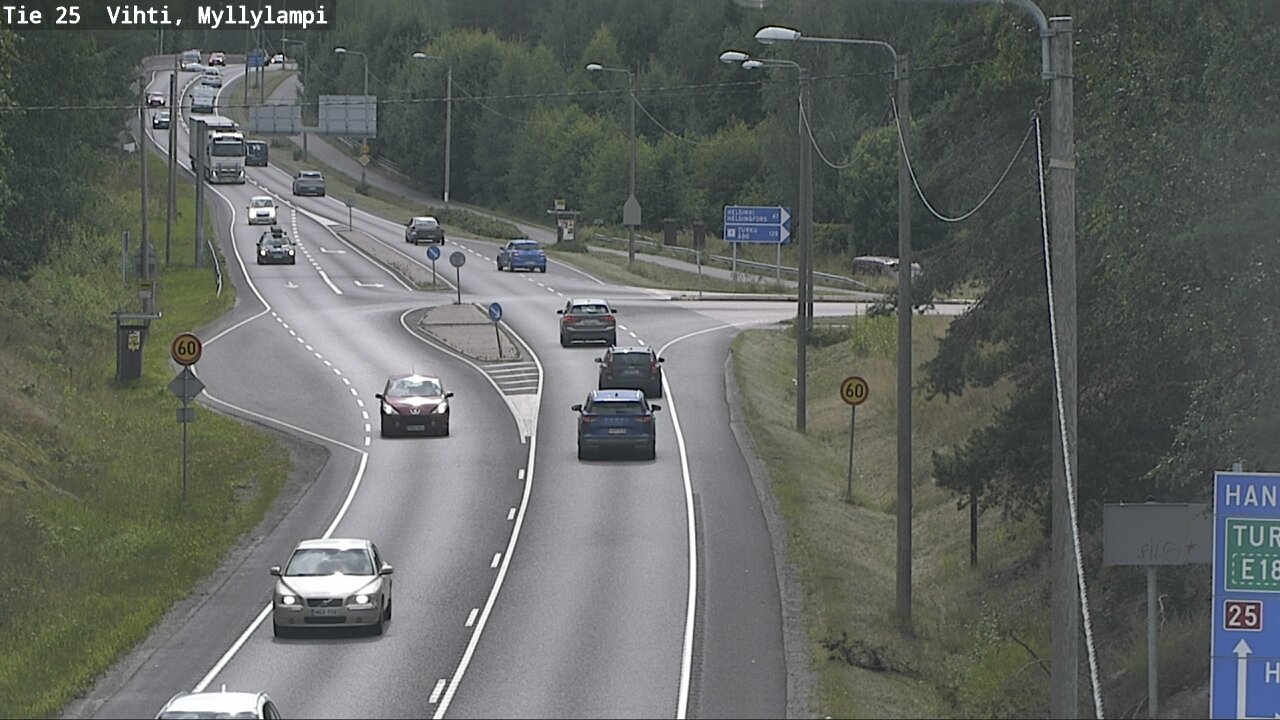 Kelikamerat Kuva Tie 25 Lohja Myllylampi, Lohja, Uusimaa
