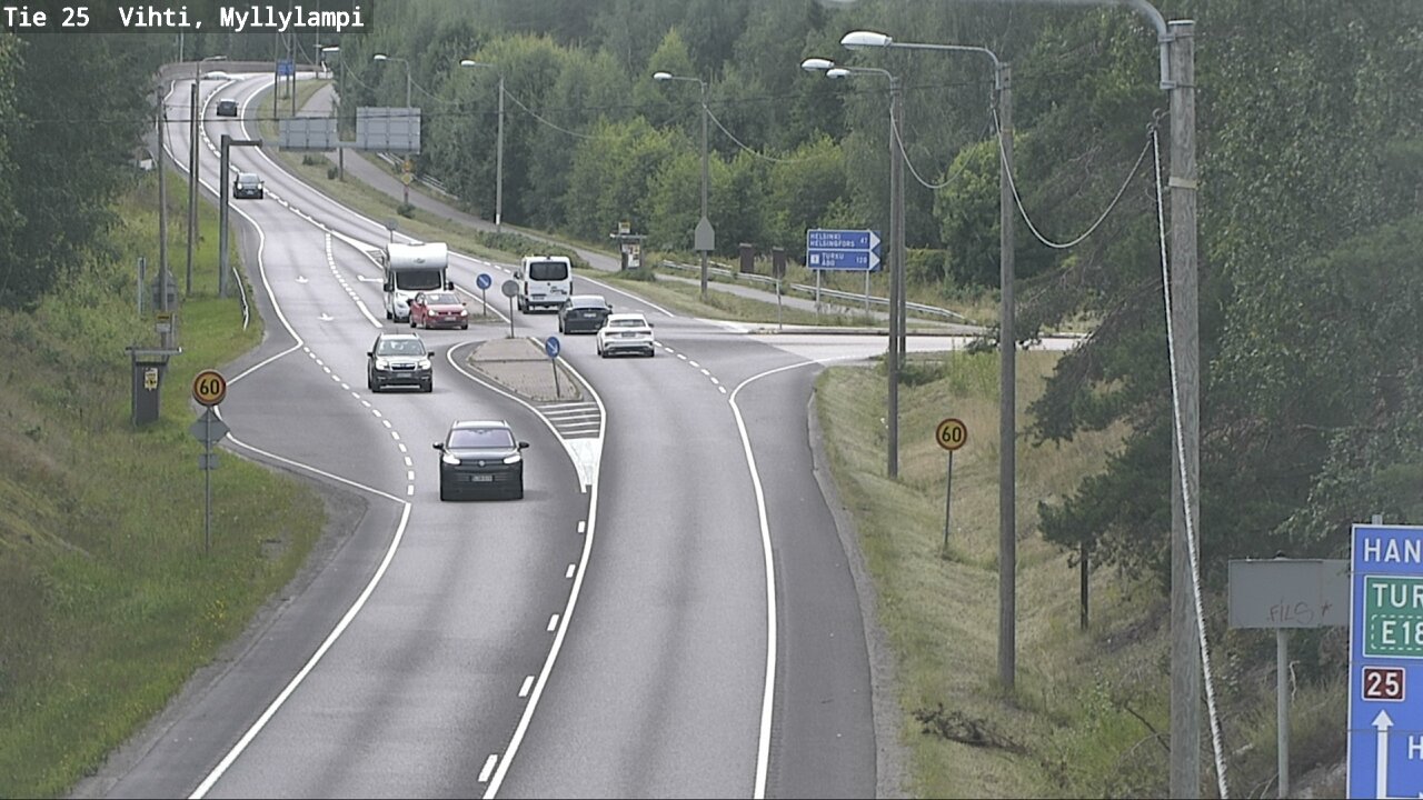 Kelikamerat Kuva Tie 25 Lohja Myllylampi, Lohja, Uusimaa