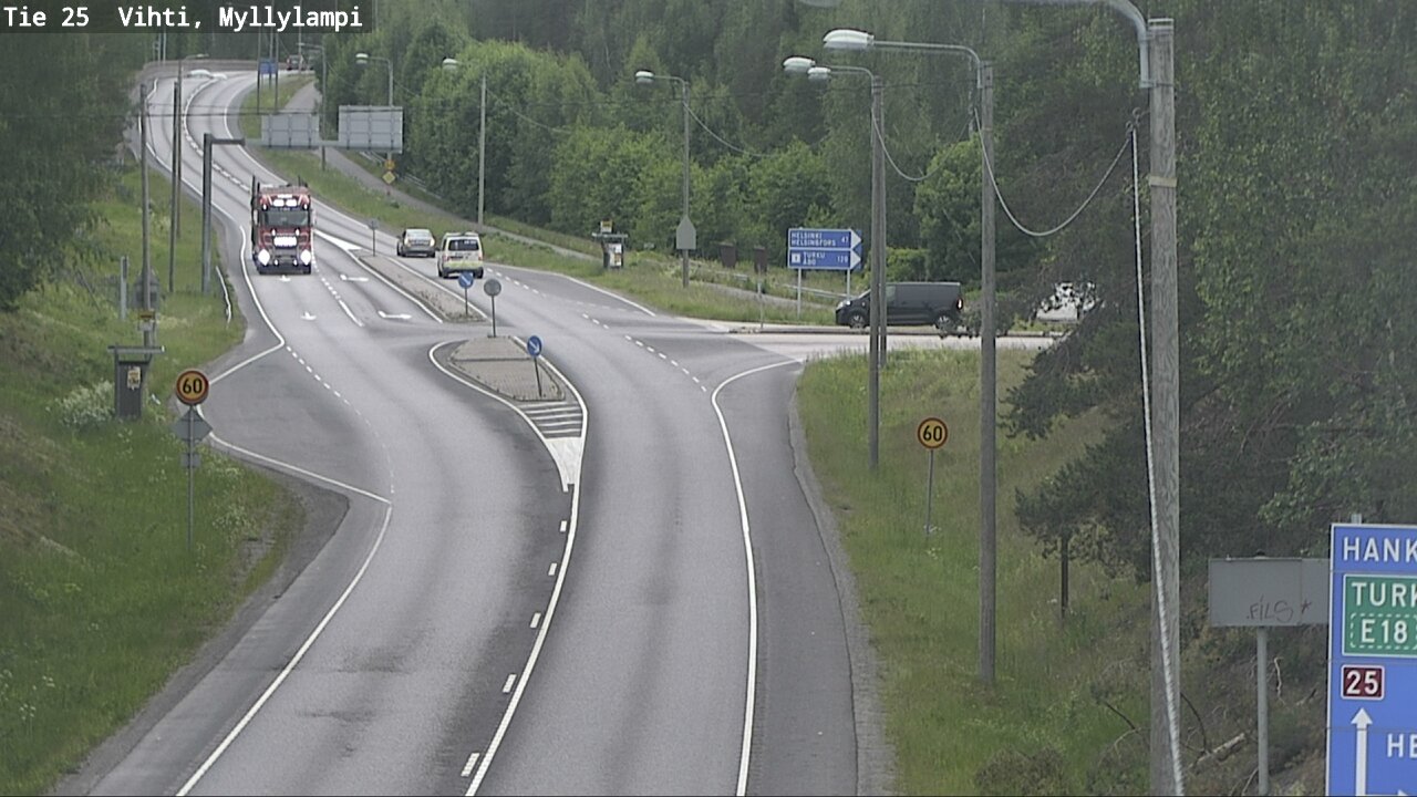 Kelikamerat Kuva Tie 25 Lohja Myllylampi, Lohja, Uusimaa