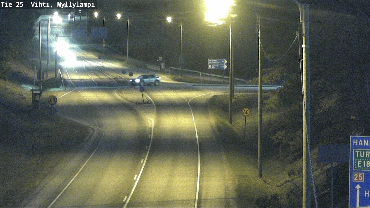 Weather Camera Image Road 25 Lohja Myllylampi, Lohja, Uusimaa