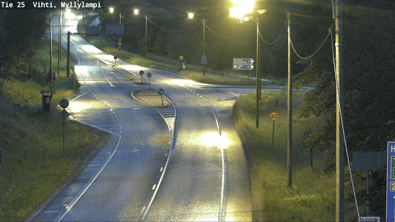 Weather Camera Image Road 25 Lohja Myllylampi, Lohja, Uusimaa