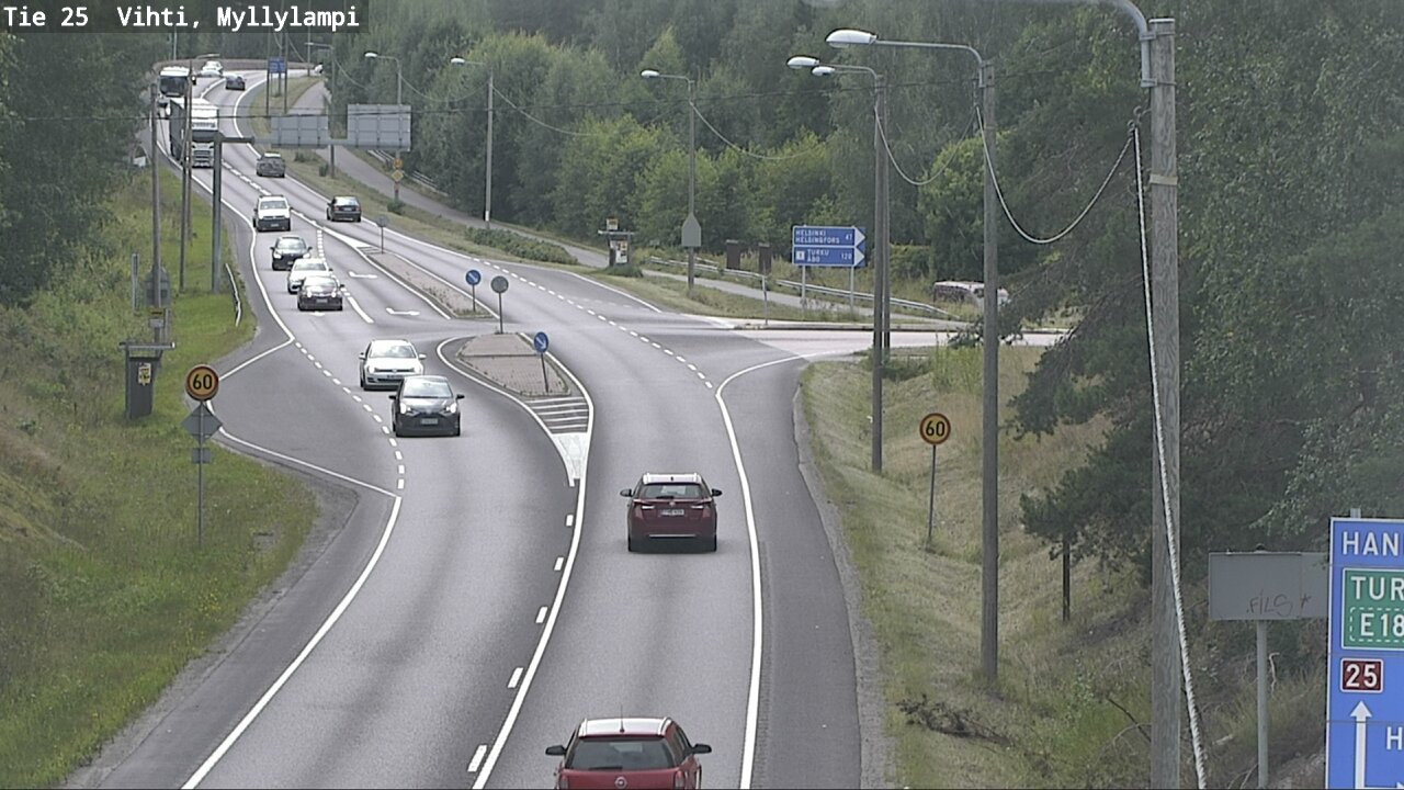 Kelikamerat Kuva Tie 25 Lohja Myllylampi, Lohja, Uusimaa