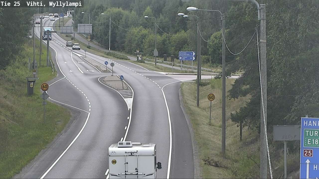 Kelikamerat Kuva Tie 25 Lohja Myllylampi, Lohja, Uusimaa