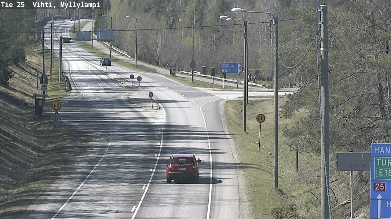 Kelikamerat Kuva Tie 25 Lohja Myllylampi, Lohja, Uusimaa