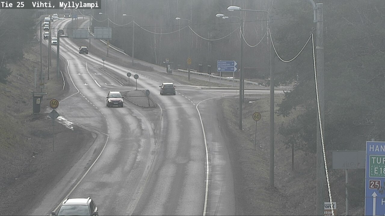 Kelikamerat Kuva Tie 25 Lohja Myllylampi, Lohja, Uusimaa