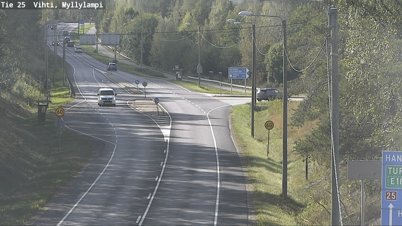 Weather Camera Image Road 25 Lohja Myllylampi, Lohja, Uusimaa