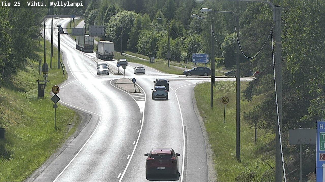 Kelikamerat Kuva Tie 25 Lohja Myllylampi, Lohja, Uusimaa