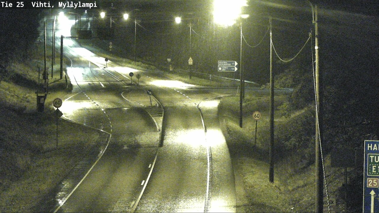 Weather Camera Image Road 25 Lohja Myllylampi, Lohja, Uusimaa