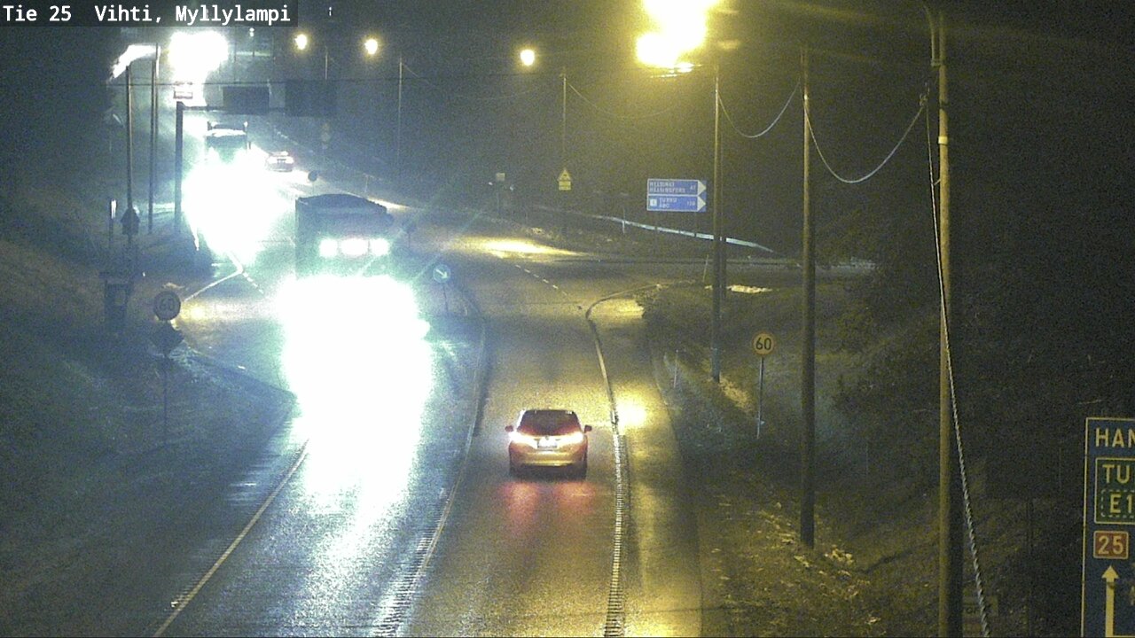 Weather Camera Image Väg 25 Lojo Myllylampi, Lohja, Uusimaa