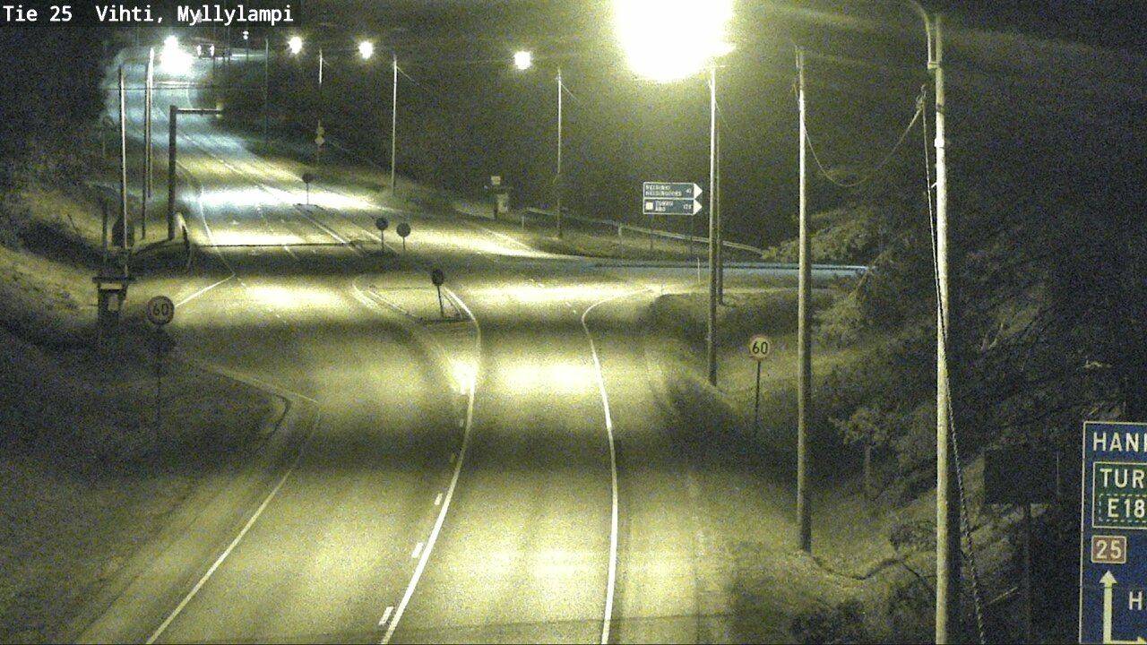 Weather Camera Image Road 25 Lohja Myllylampi, Lohja, Uusimaa