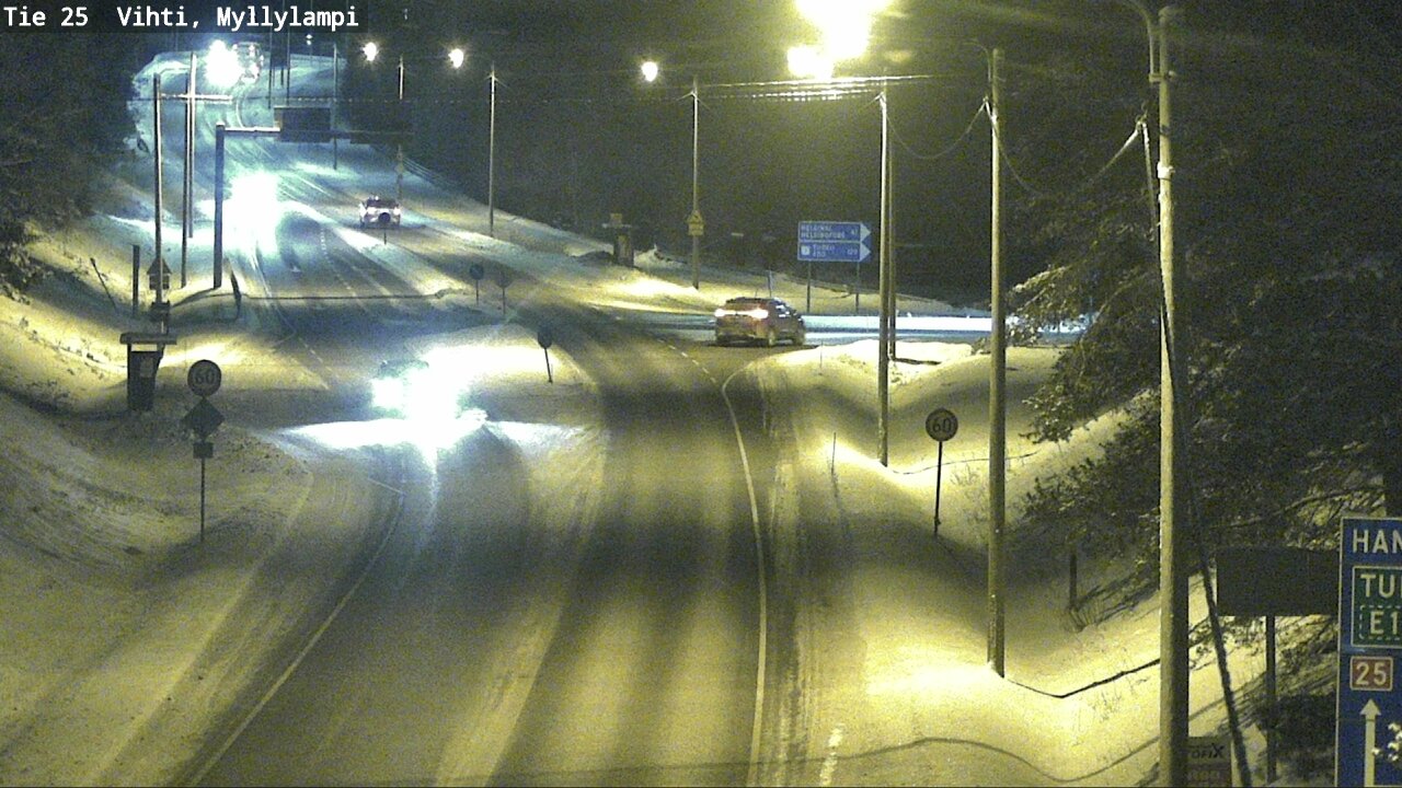 Weather Camera Image Road 25 Lohja Myllylampi, Lohja, Uusimaa