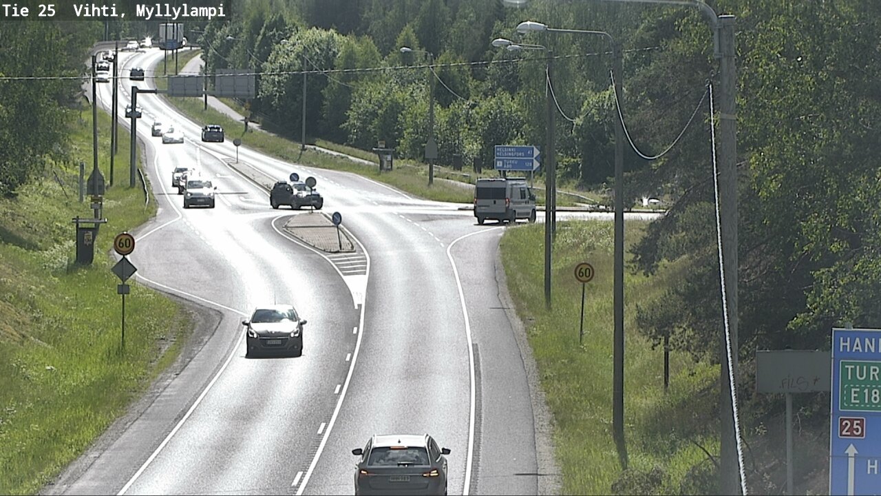 Kelikamerat Kuva Tie 25 Lohja Myllylampi, Lohja, Uusimaa