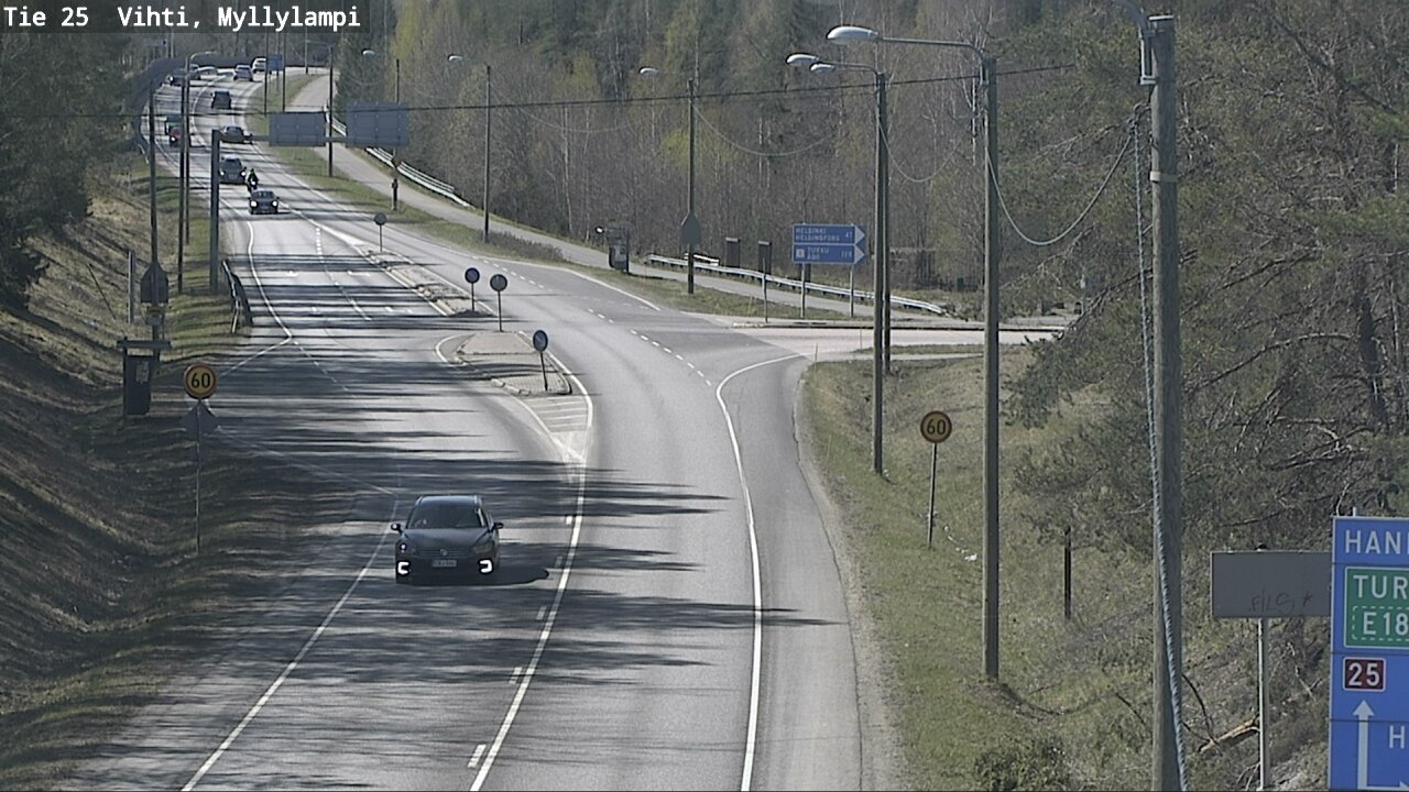 Kelikamerat Kuva Tie 25 Lohja Myllylampi, Lohja, Uusimaa