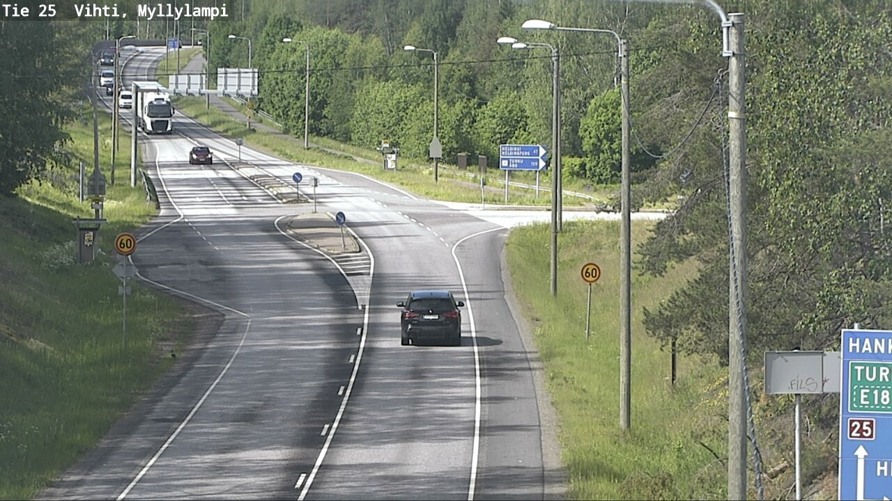 Kelikamerat Kuva Tie 25 Lohja Myllylampi, Lohja, Uusimaa