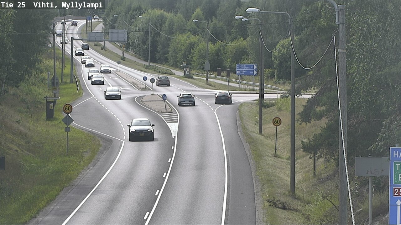 Kelikamerat Kuva Tie 25 Lohja Myllylampi, Lohja, Uusimaa