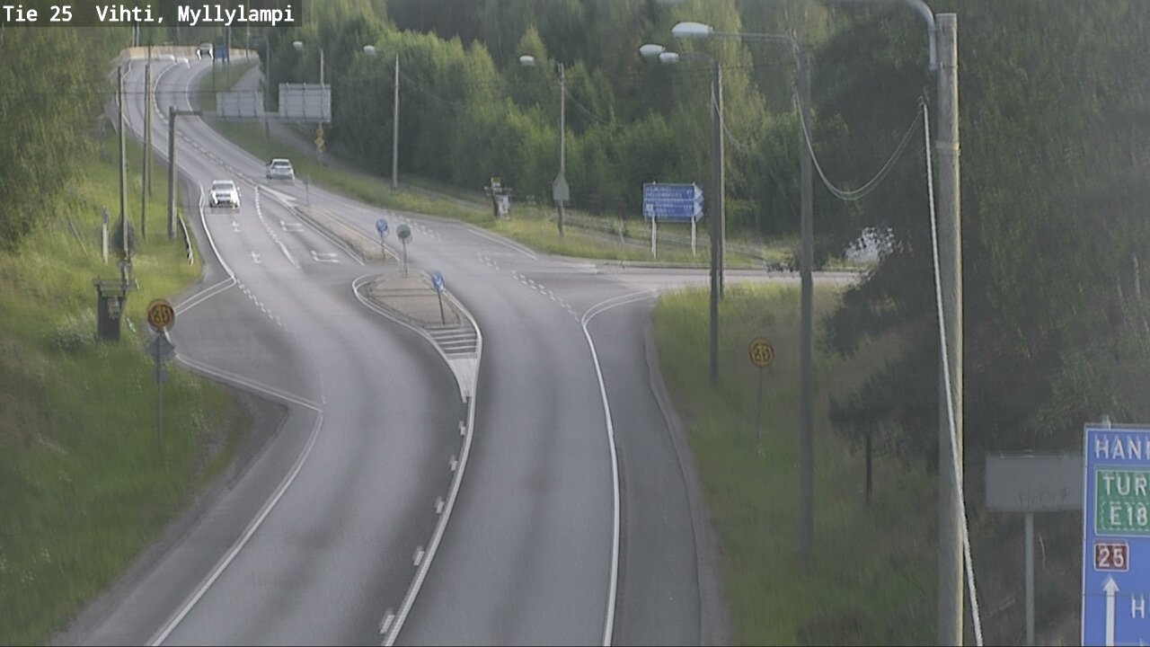 Kelikamerat Kuva Tie 25 Lohja Myllylampi, Lohja, Uusimaa