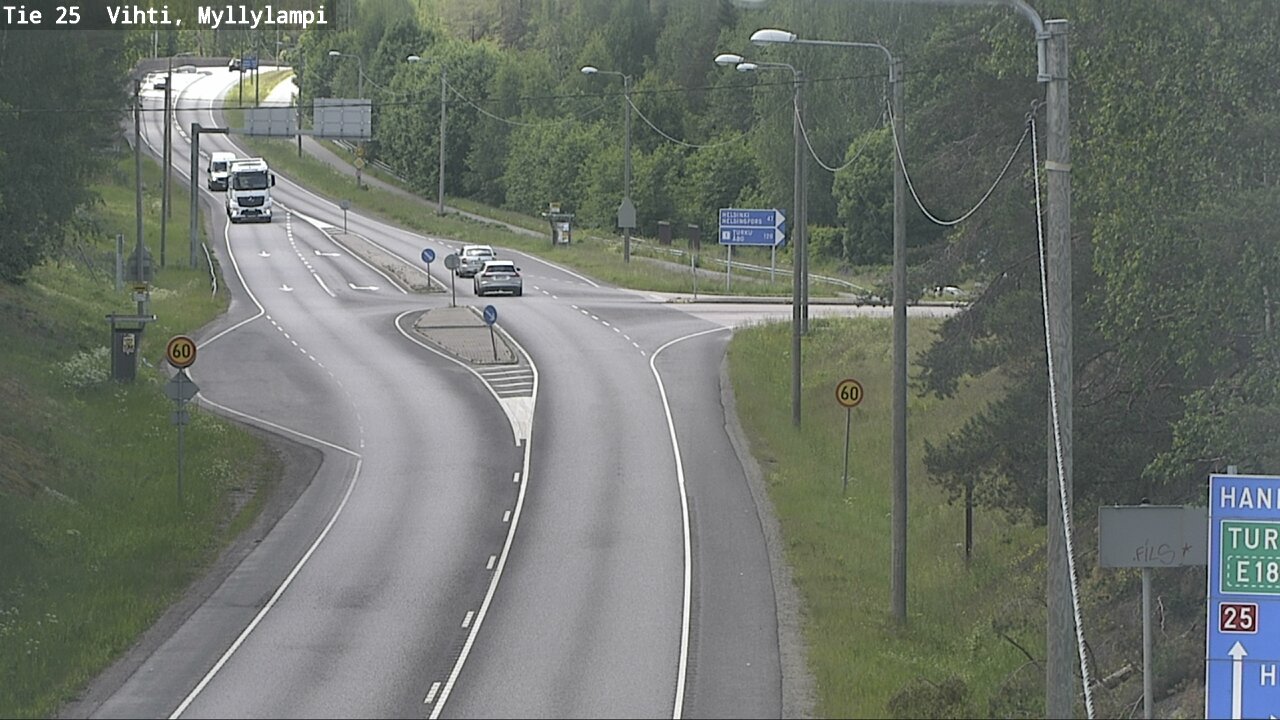 Kelikamerat Kuva Tie 25 Lohja Myllylampi, Lohja, Uusimaa