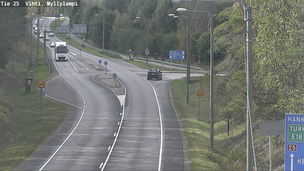 Weather Camera Image Road 25 Lohja Myllylampi, Lohja, Uusimaa