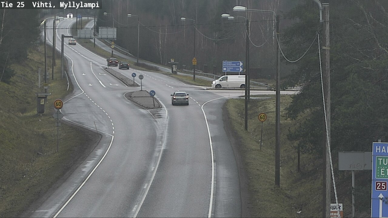 Weather Camera Image Road 25 Lohja Myllylampi, Lohja, Uusimaa