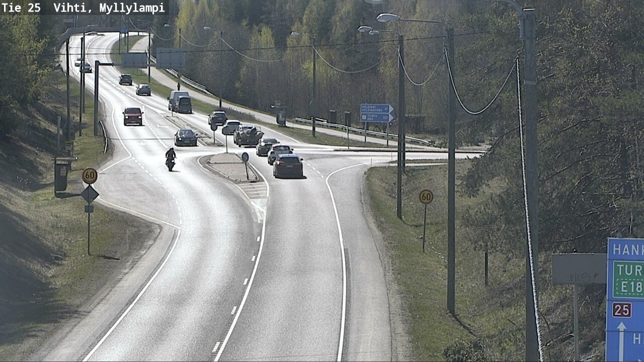 Kelikamerat Kuva Tie 25 Lohja Myllylampi, Lohja, Uusimaa