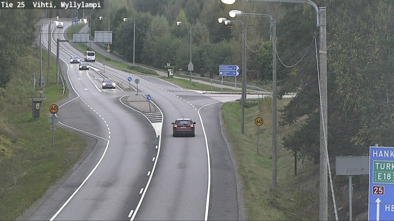 Kelikamerat Kuva Tie 25 Lohja Myllylampi, Lohja, Uusimaa