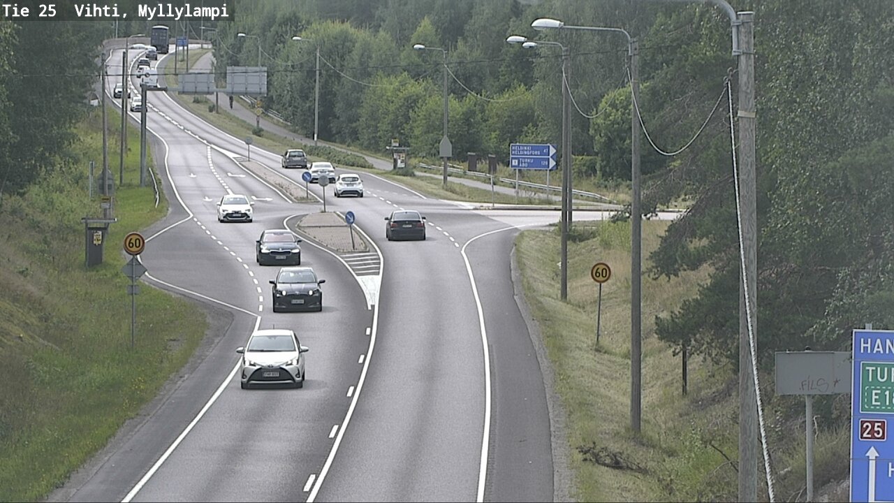Kelikamerat Kuva Tie 25 Lohja Myllylampi, Lohja, Uusimaa