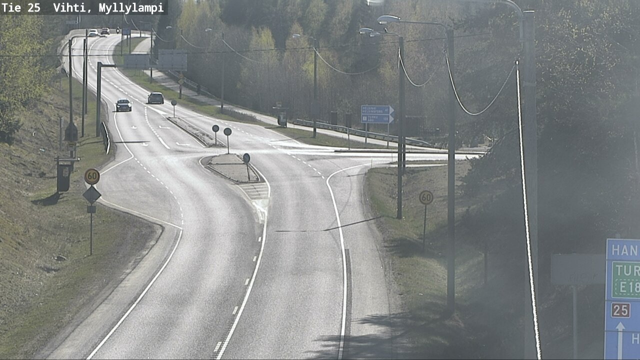 Kelikamerat Kuva Tie 25 Lohja Myllylampi, Lohja, Uusimaa
