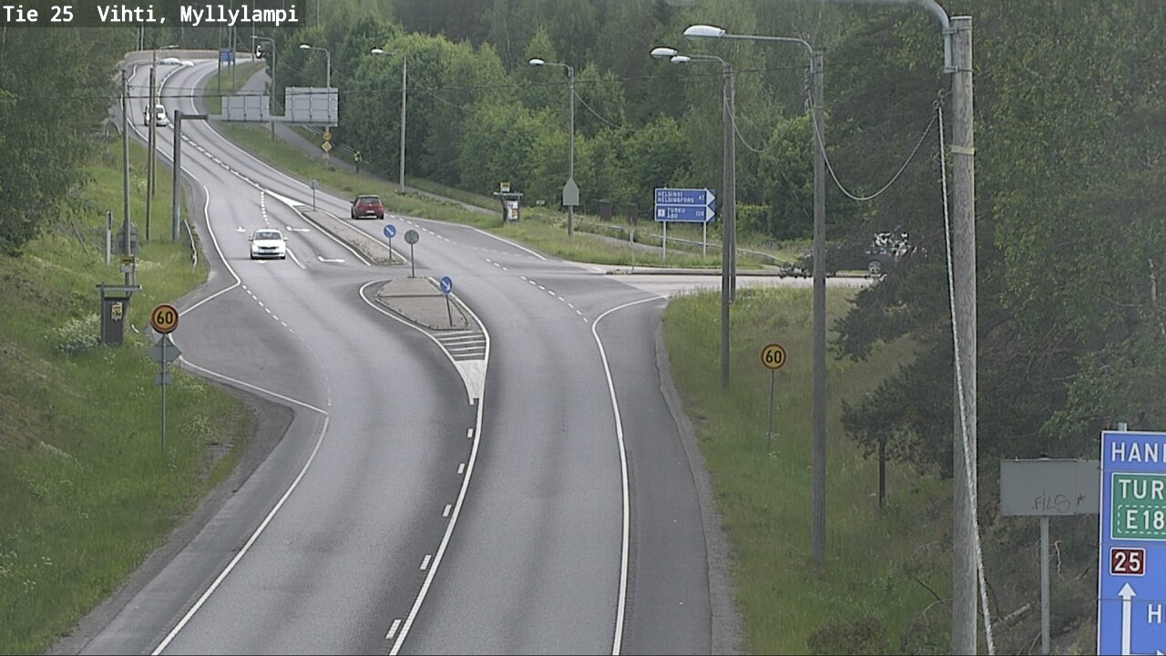 Kelikamerat Kuva Tie 25 Lohja Myllylampi, Lohja, Uusimaa