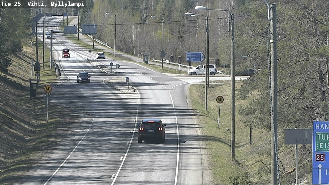 Kelikamerat Kuva Tie 25 Lohja Myllylampi, Lohja, Uusimaa