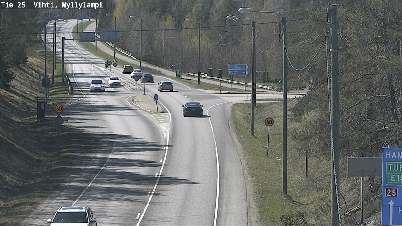 Kelikamerat Kuva Tie 25 Lohja Myllylampi, Lohja, Uusimaa