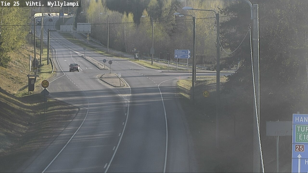 Kelikamerat Kuva Tie 25 Lohja Myllylampi, Lohja, Uusimaa