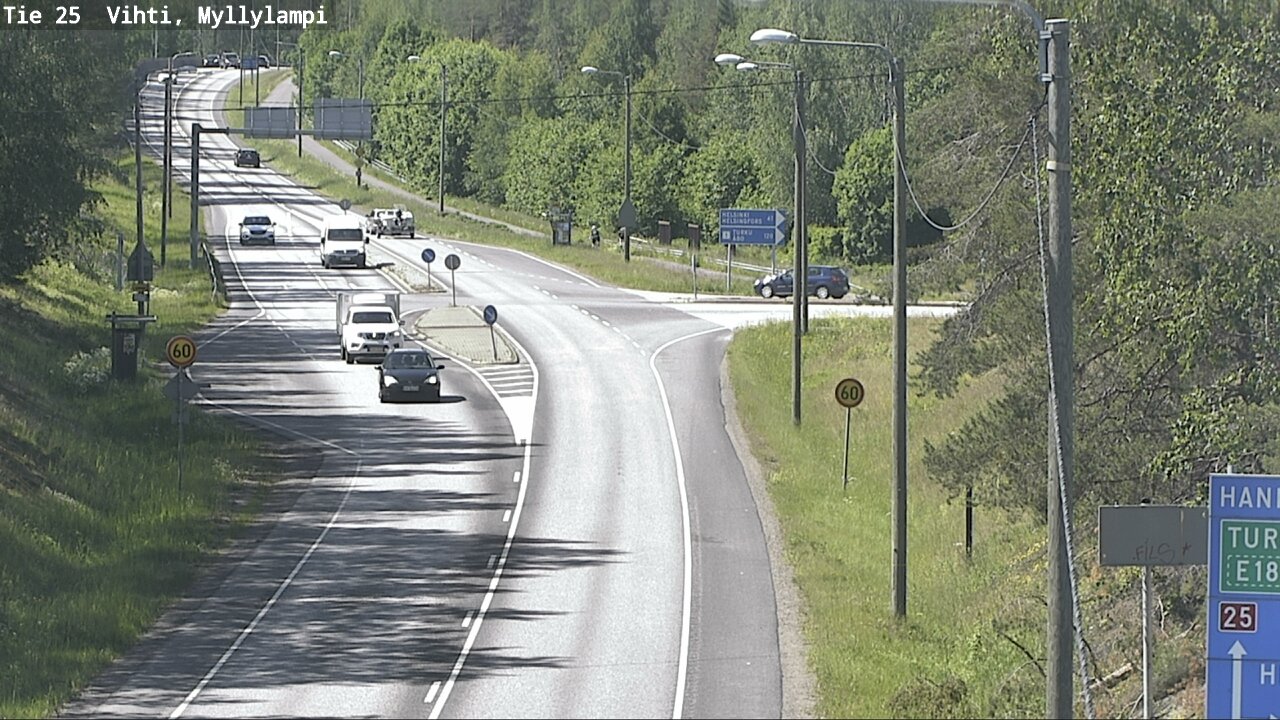 Kelikamerat Kuva Tie 25 Lohja Myllylampi, Lohja, Uusimaa