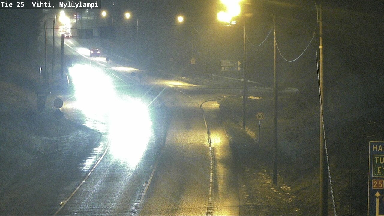 Weather Camera Image Väg 25 Lojo Myllylampi, Lohja, Uusimaa