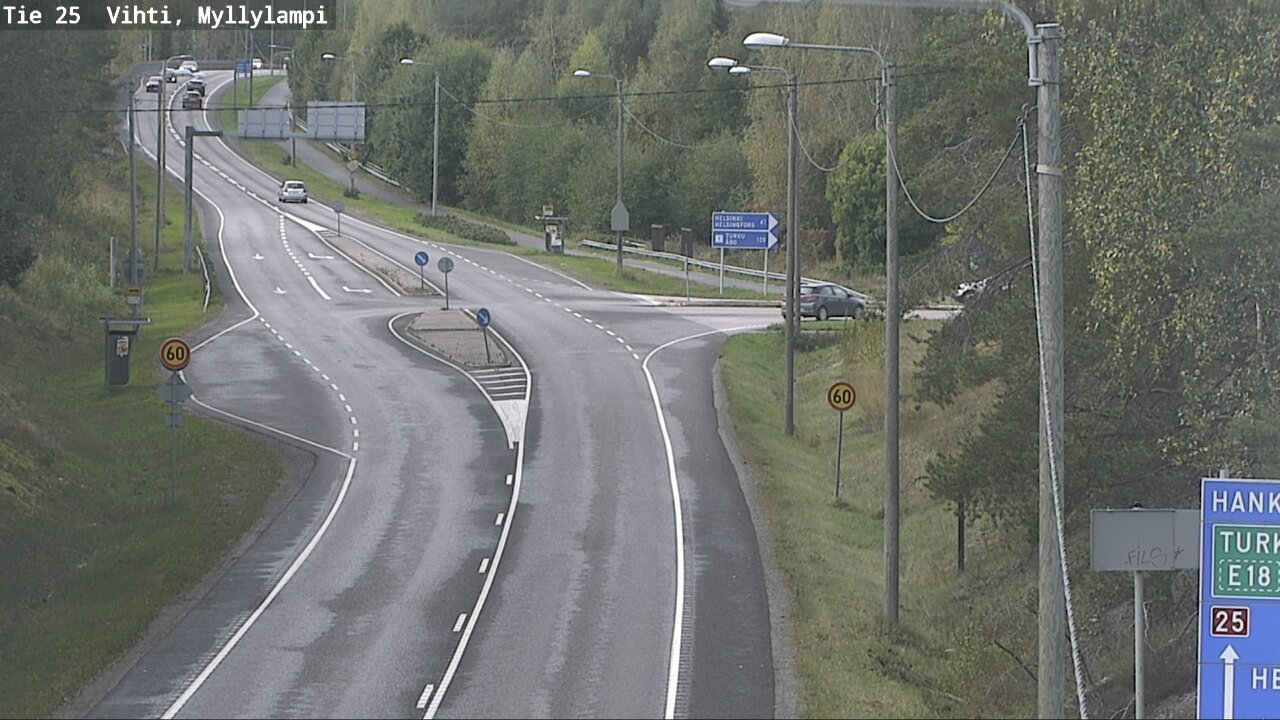 Kelikamerat Kuva Tie 25 Lohja Myllylampi, Lohja, Uusimaa