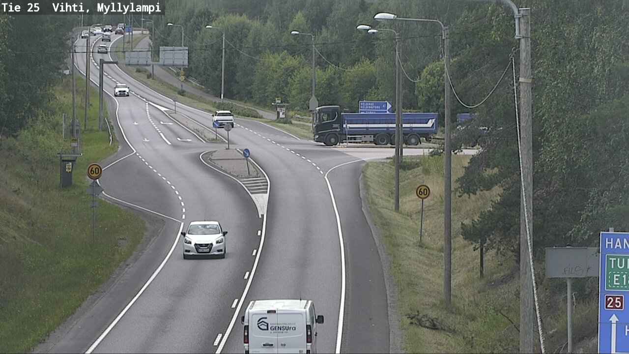 Kelikamerat Kuva Tie 25 Lohja Myllylampi, Lohja, Uusimaa