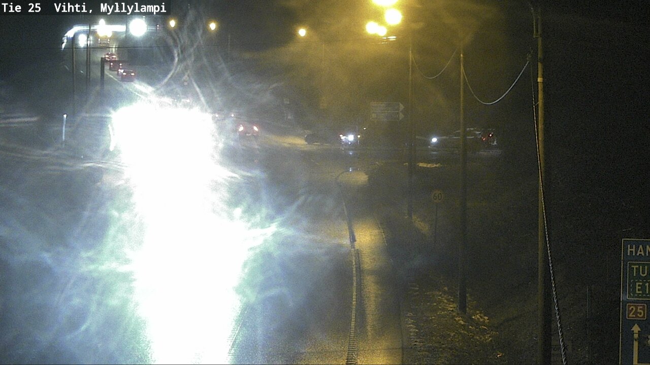Weather Camera Image Väg 25 Lojo Myllylampi, Lohja, Uusimaa