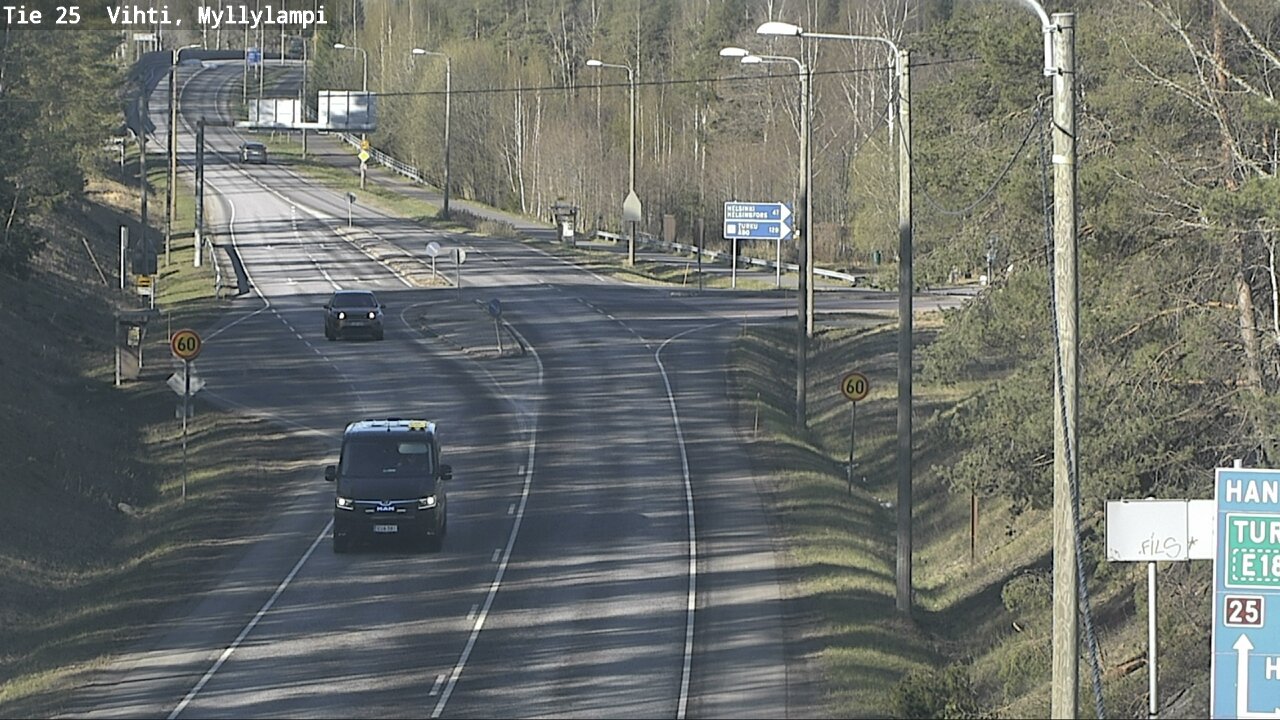 Kelikamerat Kuva Tie 25 Lohja Myllylampi, Lohja, Uusimaa