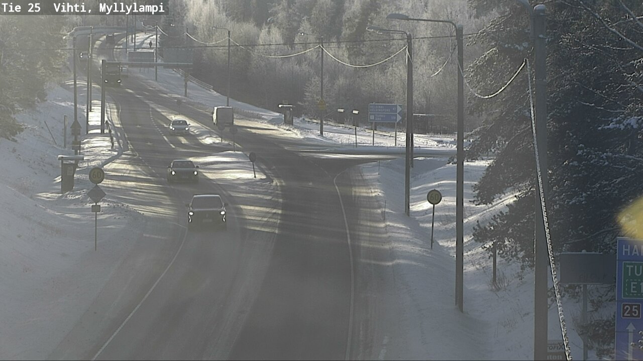 Weather Camera Image Road 25 Lohja Myllylampi, Lohja, Uusimaa