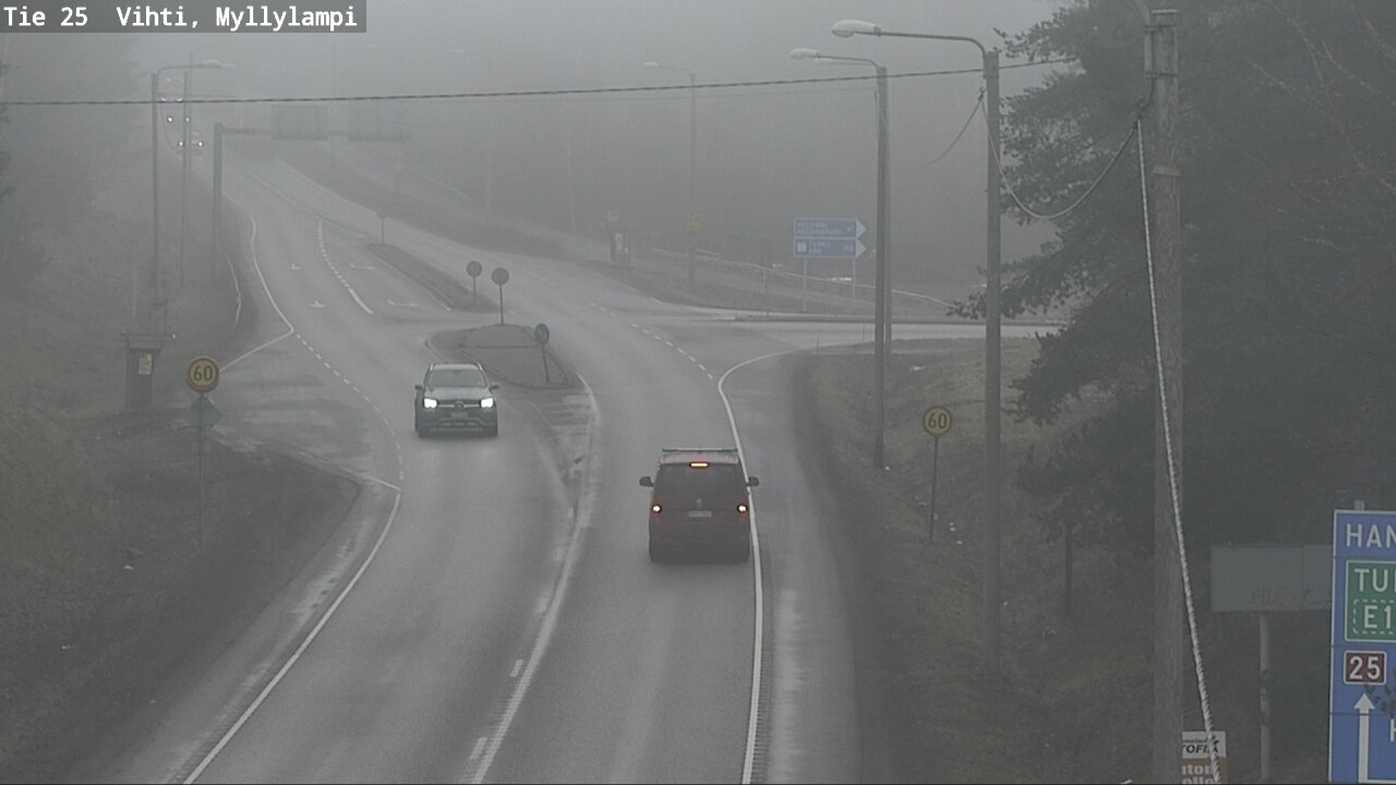 Weather Camera Image Road 25 Lohja Myllylampi, Lohja, Uusimaa