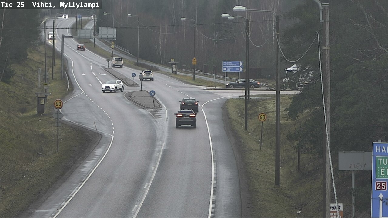 Weather Camera Image Road 25 Lohja Myllylampi, Lohja, Uusimaa