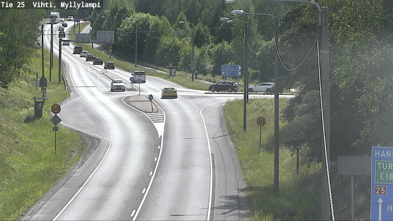 Kelikamerat Kuva Tie 25 Lohja Myllylampi, Lohja, Uusimaa