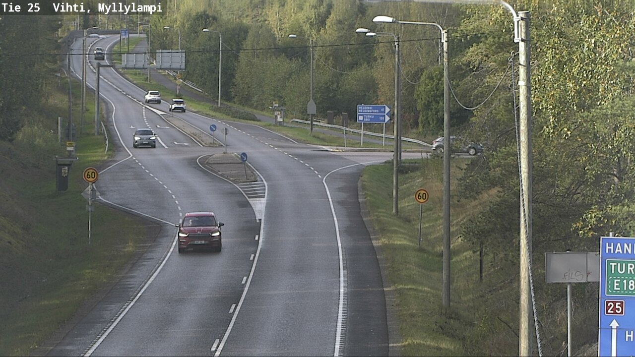 Weather Camera Image Road 25 Lohja Myllylampi, Lohja, Uusimaa